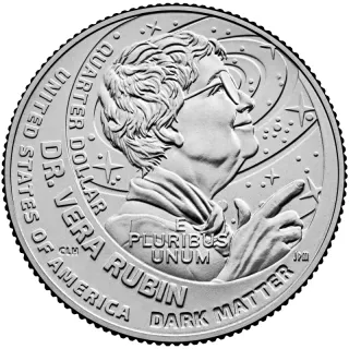 Dr. Vera Rubin quarter reverse, United States Mint image