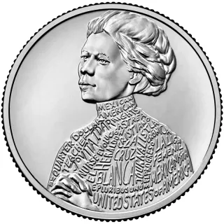 Jovita Idár quarter reverse, United States Mint image