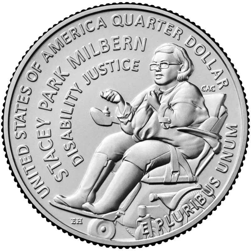 Stacey Park Milbern quarter reverse, United States Mint image